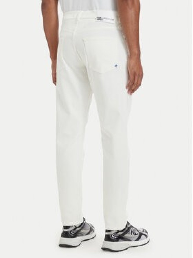 Karl Lagerfeld Jeans Jeansy B2M10135 Biały Tapered Fit