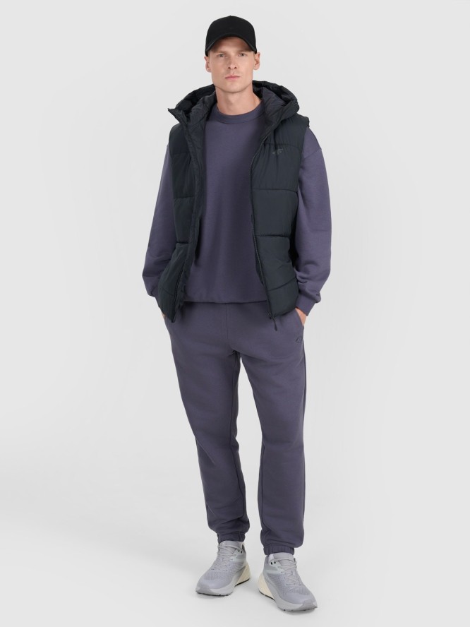 4F Bezrękawnik puchowy z wypełnieniem syntetycznym męski - czarny M