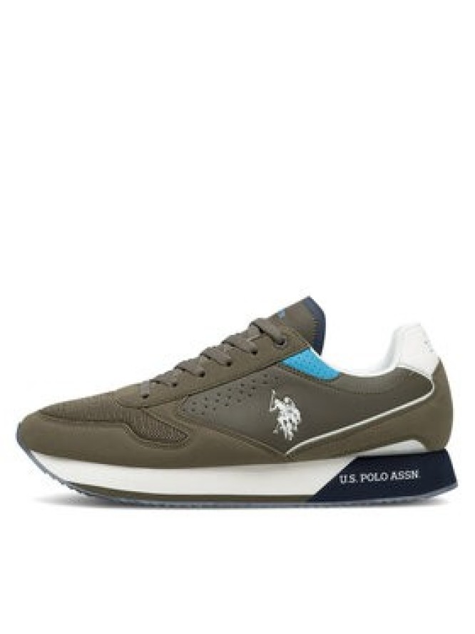 U.S. Polo Assn. Sneakersy NOBIL003G Khaki
