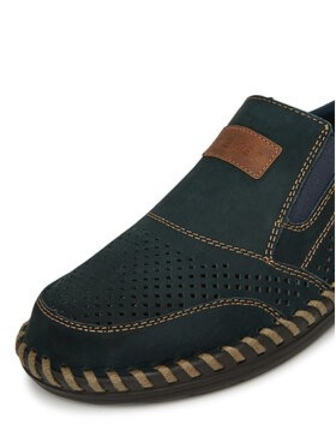 Rieker Półbuty B2466-14 Granatowy