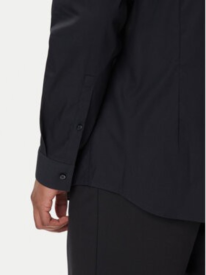 HUGO Koszula Kaleb 50551253 Czarny Slim Fit