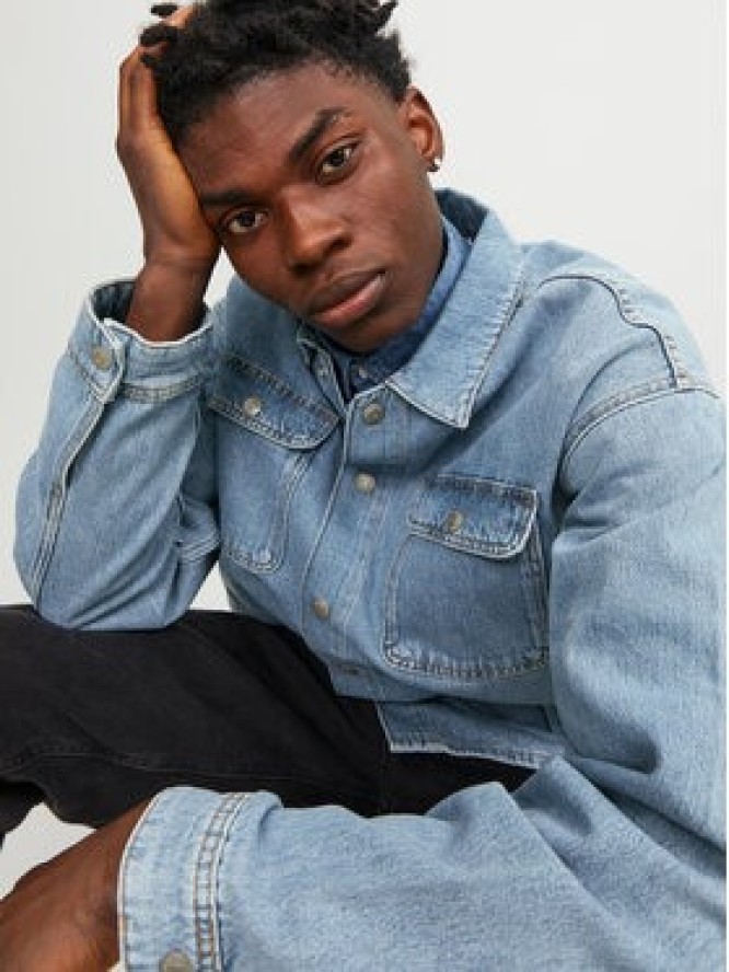 Jack & Jones Kurtka jeansowa Chase 12250086 Niebieski Loose Fit