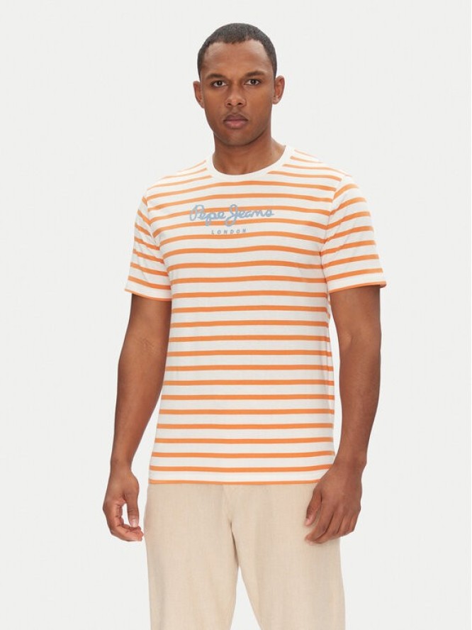 Pepe Jeans T-Shirt PM509407 Biały Regular Fit