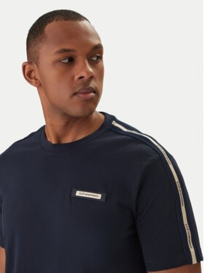 EA7 Emporio Armani T-Shirt 7M001476 AF10375 Niebieski Regular Fit