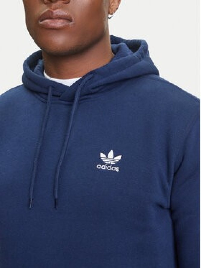 adidas Bluza Trefoil Essentials IY4929 Granatowy Regular Fit