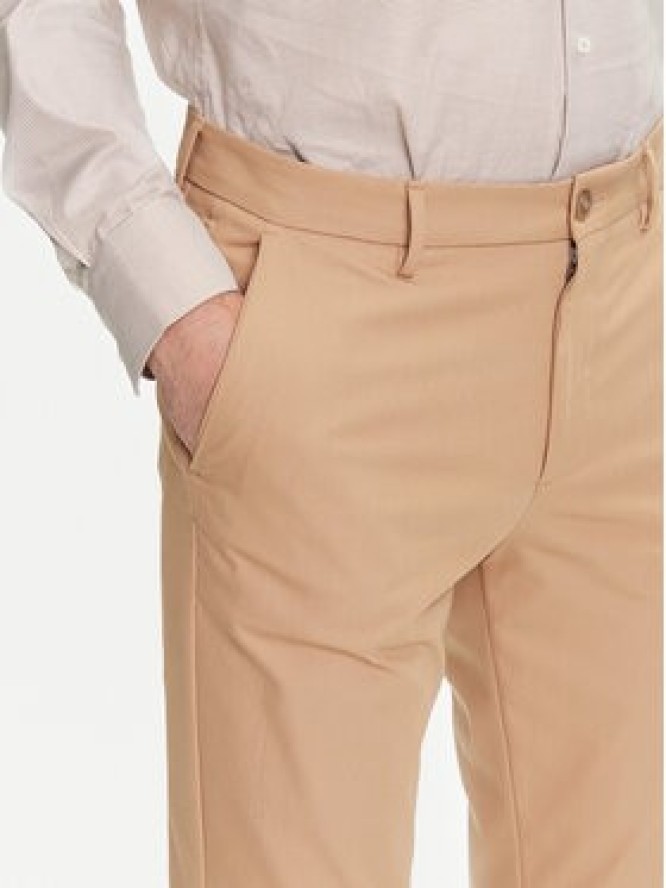 BOSS Chinosy P-Kaiton1 50543945 Beżowy Slim Fit