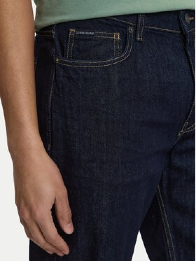 Guess Jeans Jeansy M4BAB3 D5EJ2 Granatowy Relaxed Fit