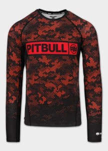 Męski Rashguard longsleeve PITBULL koszulka techniczna HEX CAMO HILLTOP