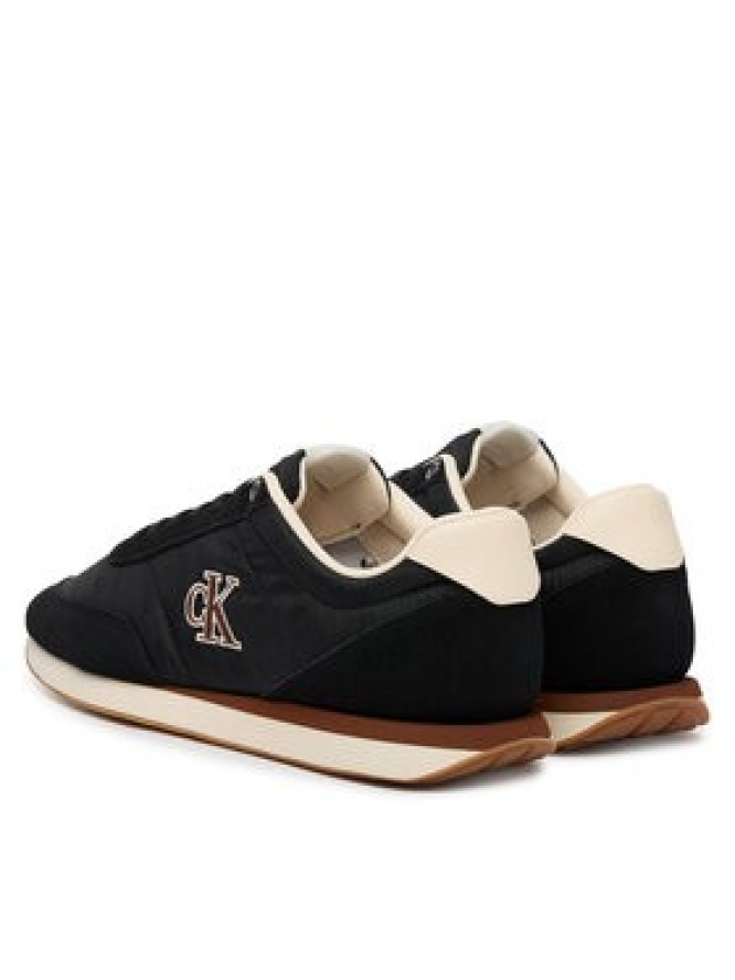Calvin Klein Jeans Sneakersy Retro Runner Ess Mix Mat YM0YM01361 Czarny