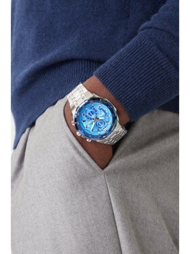 Casio Zegarek Edifice EFR-539DE-2AVUEF Srebrny