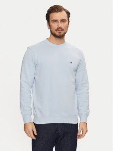 Tommy Hilfiger Bluza Essential MW0MW37237 Błękitny Regular Fit