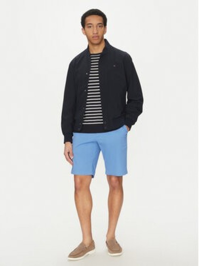 Tommy Hilfiger Szorty materiałowe Harlem MW0MW23568 Błękitny Regular Fit