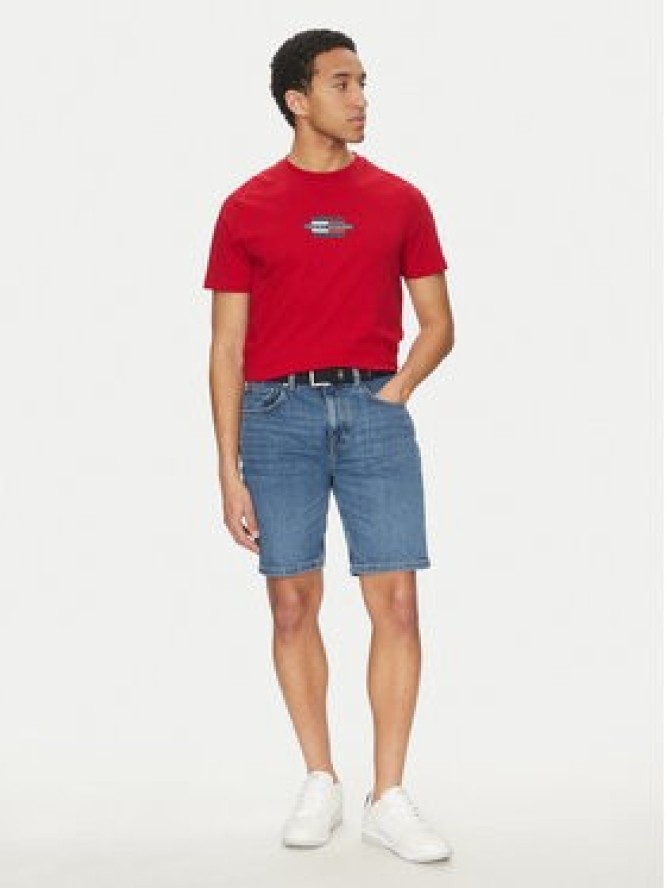 Tommy Hilfiger Szorty jeansowe Brooklyn MW0MW39194 Niebieski Slim Fit