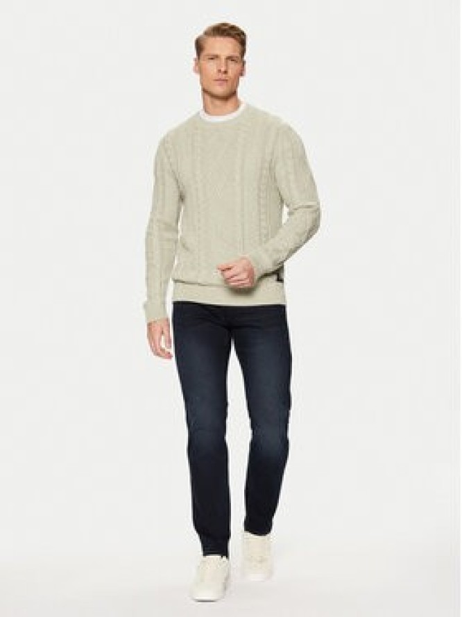 s.Oliver Sweter 2152198 Beżowy Regular Fit