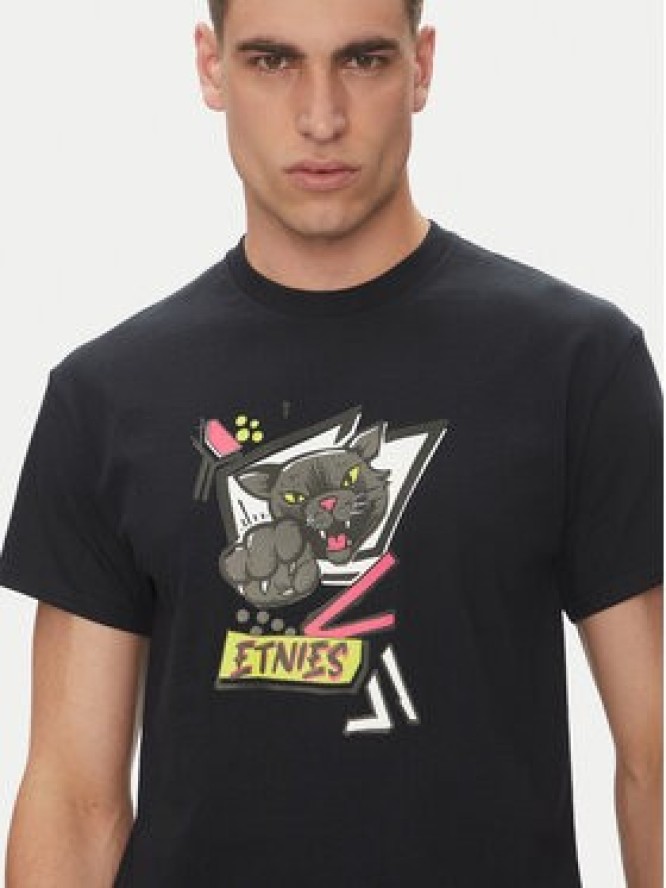 Etnies T-Shirt Puma 4130004126 Czarny Regular Fit