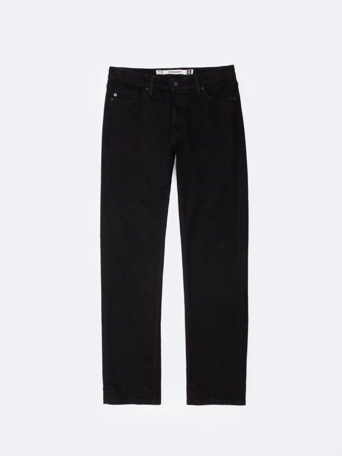 Jeansy męskie z prostą nogawką czarne Colt 901