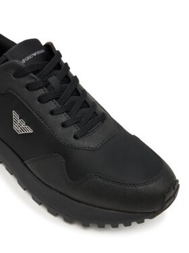 Emporio Armani Sneakersy EM003738 AF19532 MC005 Czarny