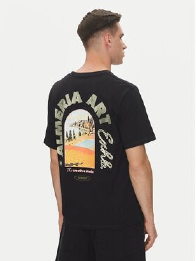Jack & Jones T-Shirt Almeria 12276785 Czarny Relaxed Fit