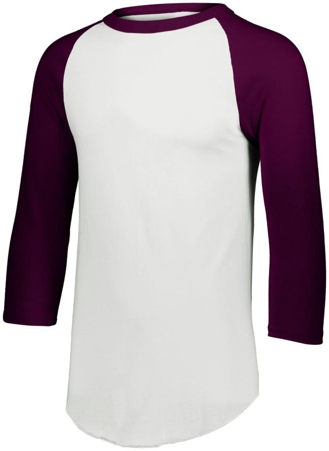 Koszulka baseballowa 3/4 Augusta Sportswear Mouw 2.0 dla dorosłych