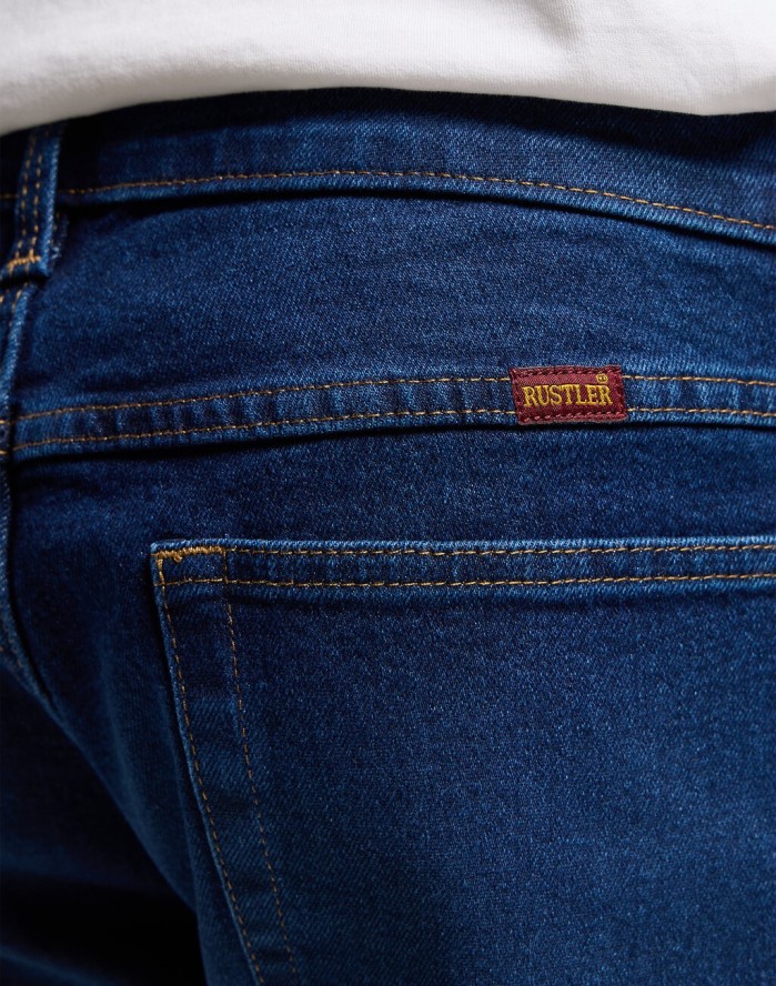 WRANGLER MĘSKIE SZORTY RUSTLER SHORT DARK WASH 112356515 W10H018377