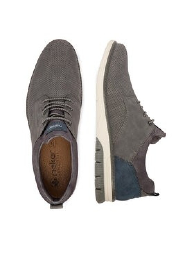 Rieker Półbuty 14450-42 Szary
