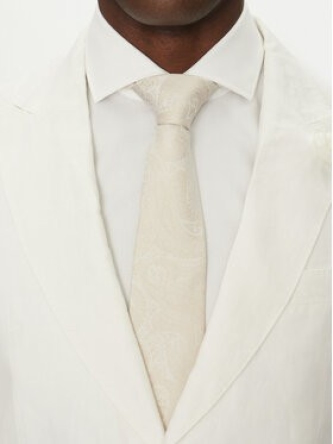 BOSS Krawat H-Tie 7,5 Cm-222 50538976 Biały