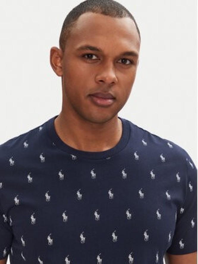 Polo Ralph Lauren T-Shirt 714899612006 Granatowy Regular Fit