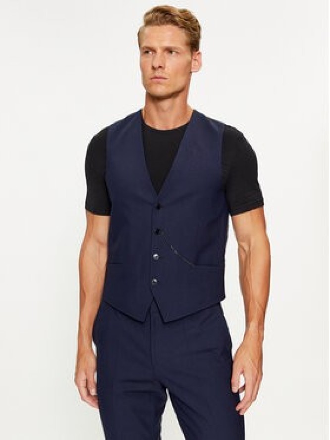 Hugo Garnitur Henry/Getlin233V1X 50495023 Granatowy Slim Fit