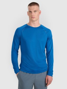 4F Longsleeve do biegania szybkoschnący męski - granatowy XL