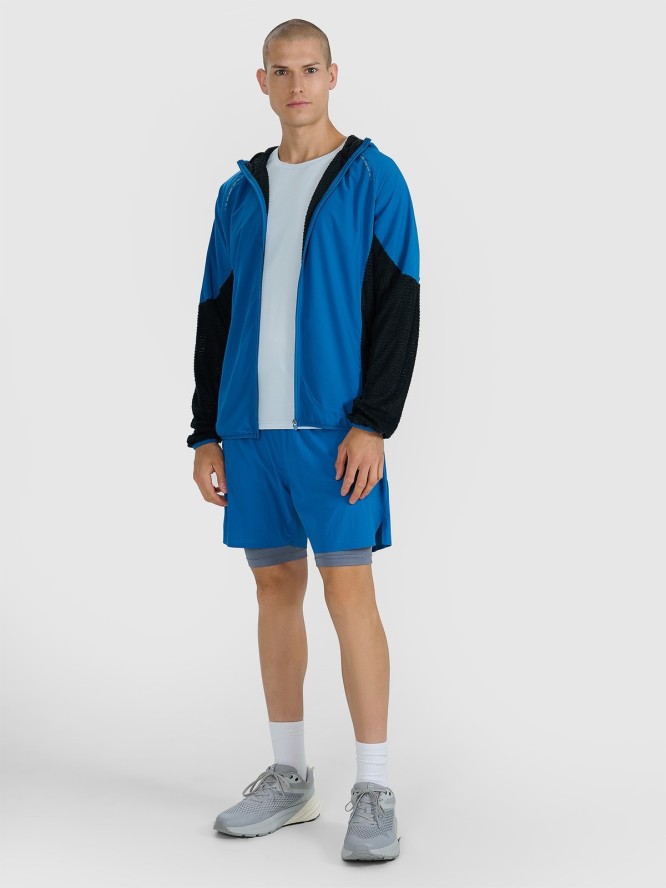 4F Bluza do biegania w terenie Primaloft Active męska - granatowa S