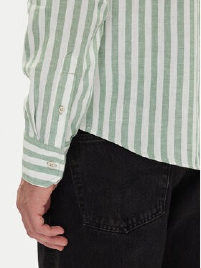 Mustang Koszula Rawlins 1016249 Zielony Slim Fit