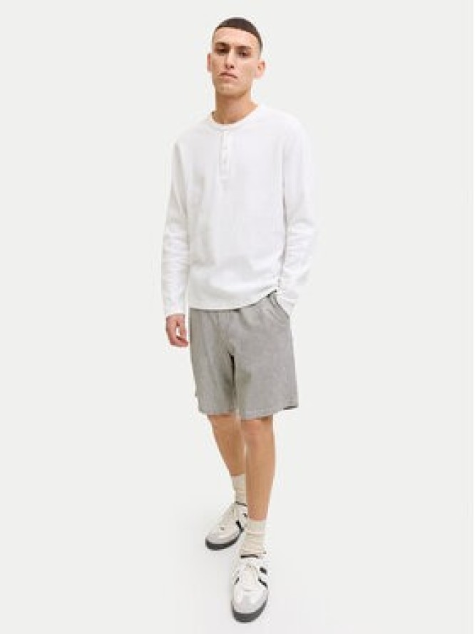Jack & Jones Szorty materiałowe Ace Mykonos 12269376 Écru Regular Fit