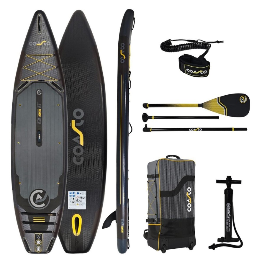 Dmuchany SUP Coasto SIGNATURE 11'8 355x86x15cm -165kg- Wyposażenie Premium