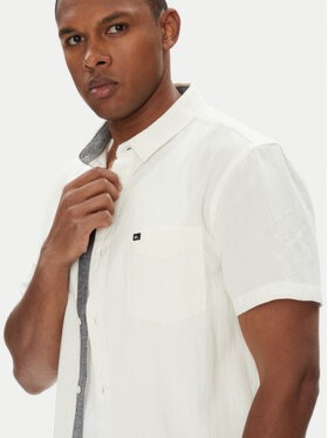 Quiksilver Koszula Time Box EQYWT04622 Biały Regular Fit