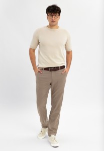 Materiałowe spodnie R-MARSHALL