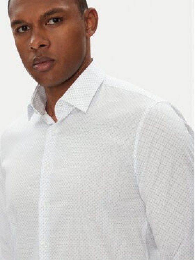 Calvin Klein Koszula K10K114299 Biały Slim Fit