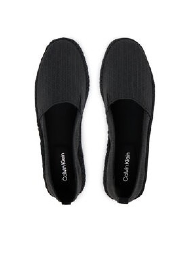 Calvin Klein Espadryle Espadrille Aop Cv HM0HM02231 Czarny