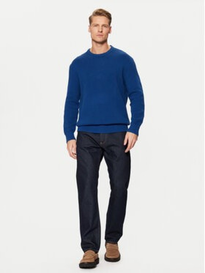 Selected Homme Sweter 16094552 Niebieski Relaxed Fit