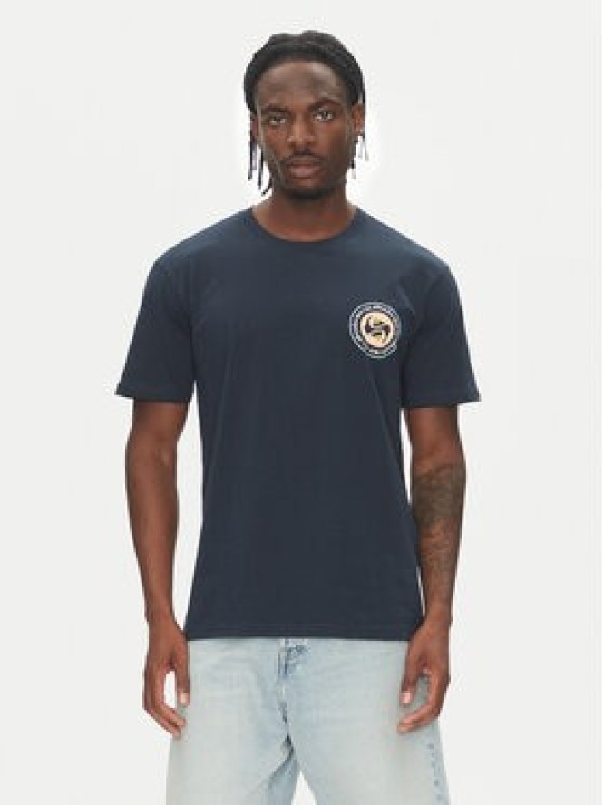 Quiksilver T-Shirt Circle Back Ss EQYZT08054 Granatowy Regular Fit