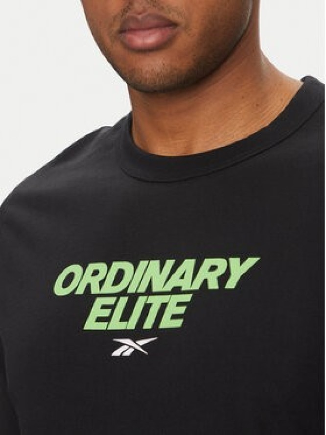 Reebok T-Shirt 100218824 Czarny Regular Fit