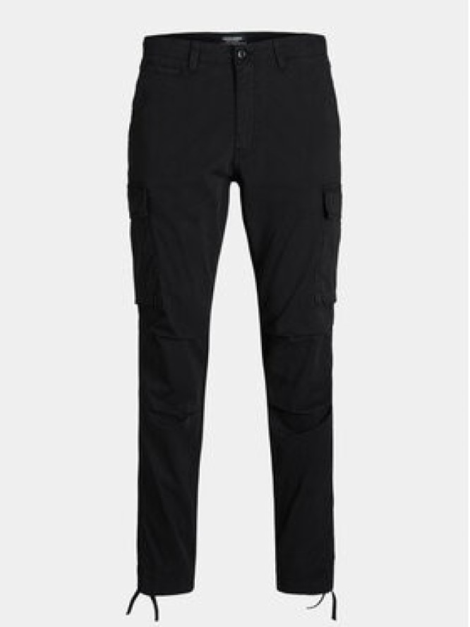 Jack & Jones Spodnie materiałowe Ace 12216664 Czarny Carrot Fit