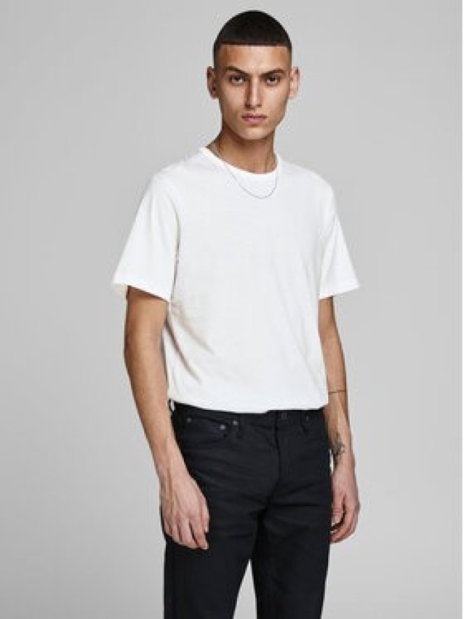 Jack & Jones Komplet t-shirtów Basic Crew Neck 12133913 Biały Regular Fit