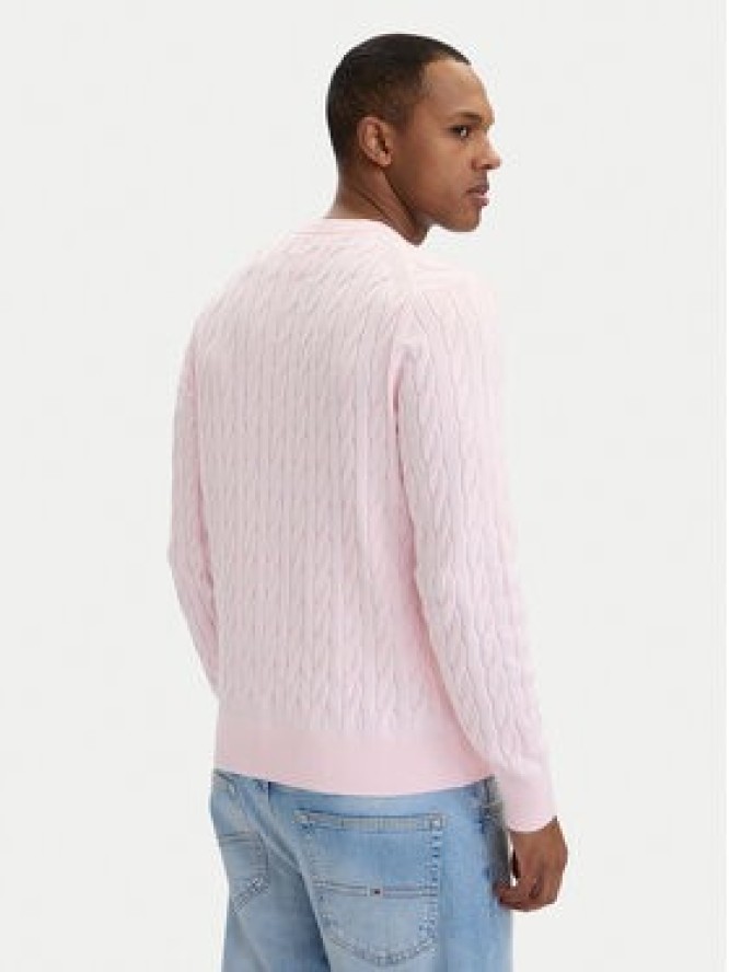 Tommy Hilfiger Sweter MW0MW33132 Różowy Regular Fit
