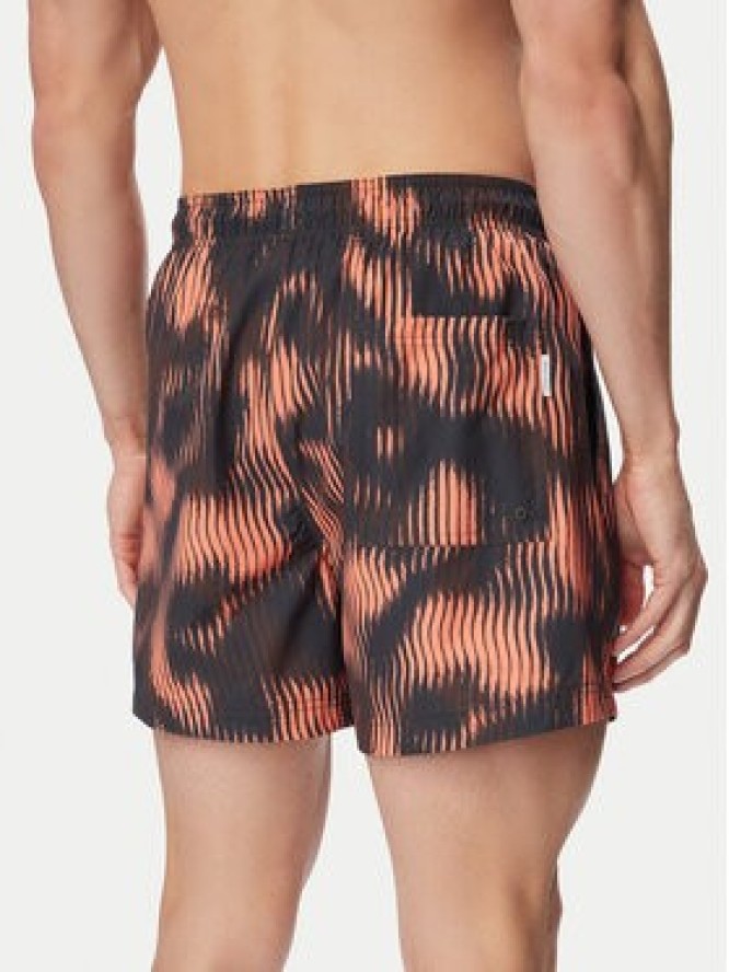 Jack & Jones Szorty kąpielowe Maui Shell 12291808 Bordowy Regular Fit