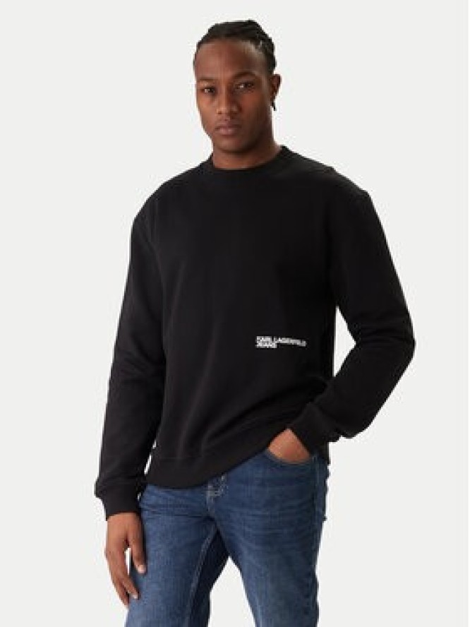 Karl Lagerfeld Jeans Bluza B1M20052 Czarny Regular Fit