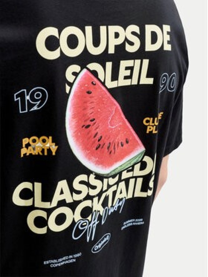 Jack & Jones T-Shirt Riviera 12295202 Czarny Regular Fit