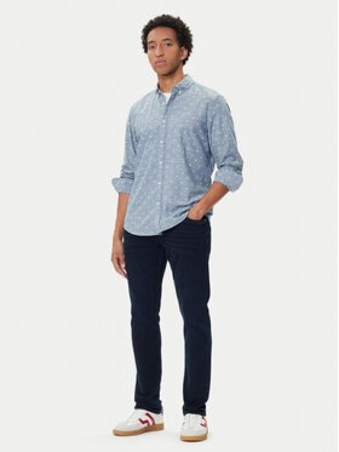 Mustang Koszula Elmore 1016948 Błękitny Regular Fit