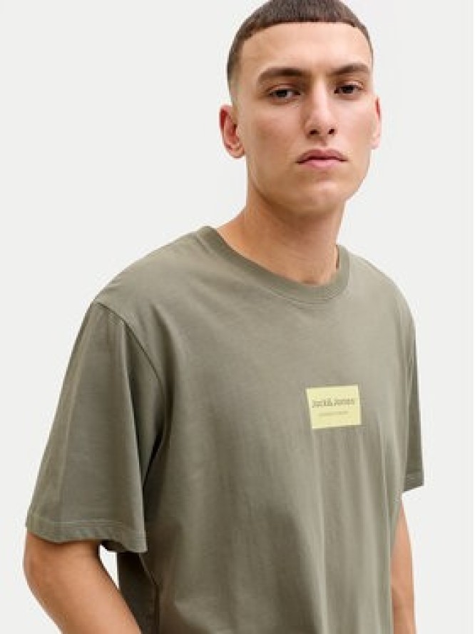 Jack & Jones T-Shirt Frank 12288092 Brązowy Relaxed Fit