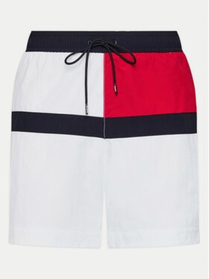 Tommy Hilfiger Szorty kąpielowe UM0UM03259 Biały Regular Fit