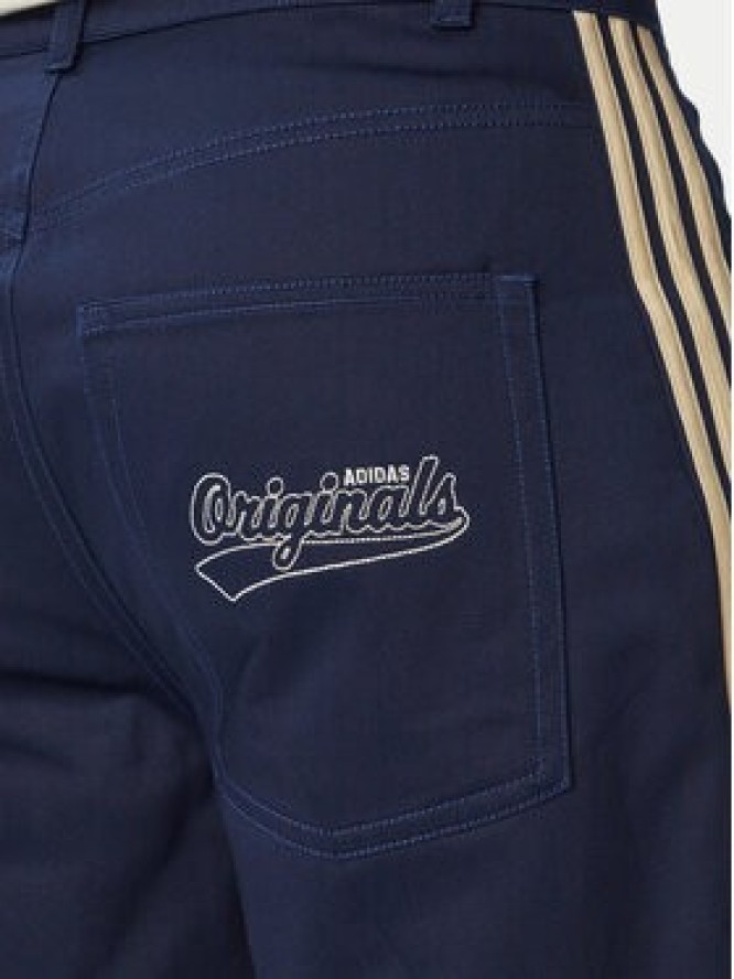 adidas Szorty materiałowe Firebrid Twill Jorts KR7234 Granatowy Regular Fit